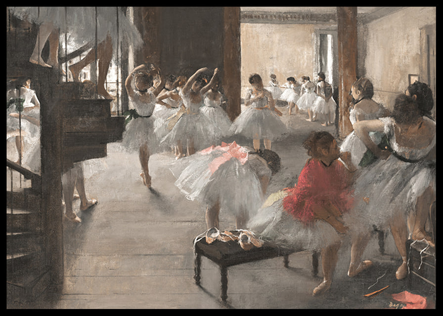 The Dance Class By Edgar Degas-12