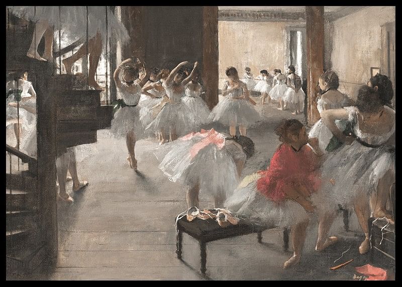 The Dance Class By Edgar Degas-12