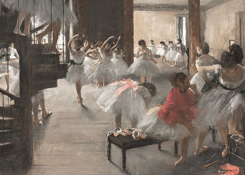 The Dance Class By Edgar Degas-12