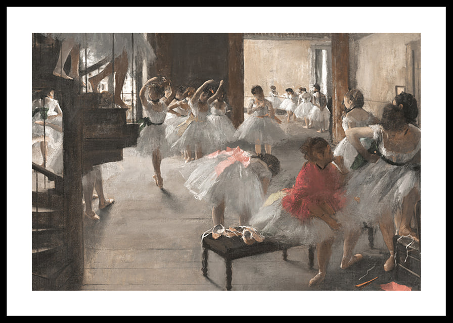 The Dance Class By Edgar Degas-12