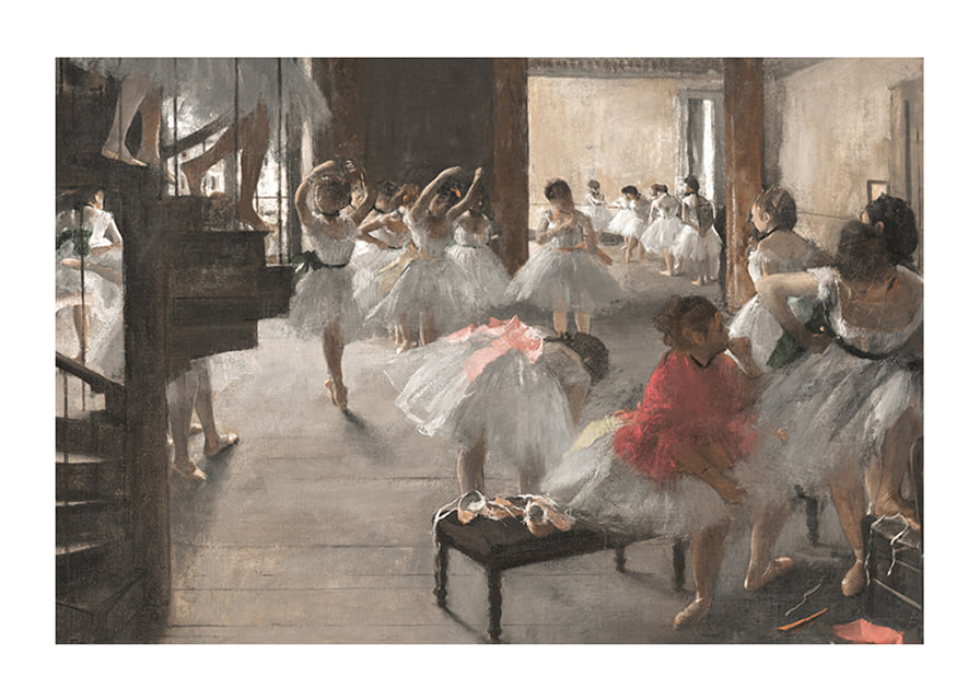 The Dance Class By Edgar Degas-12