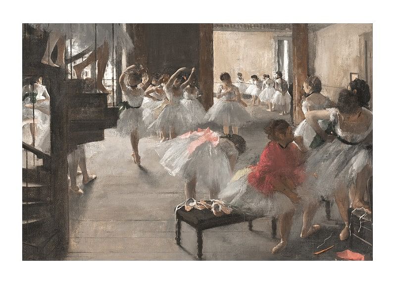 The Dance Class By Edgar Degas-12