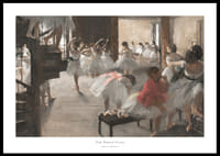 The Dance Class By Edgar Degas-0