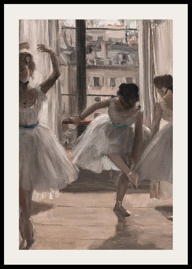 Danseuses Dans Une Salle D'exercice By Edgar Degas-12