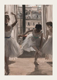 Danseuses Dans Une Salle D'exercice By Edgar Degas-5
