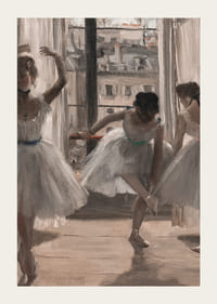 Danseuses Dans Une Salle D'exercice By Edgar Degas-5