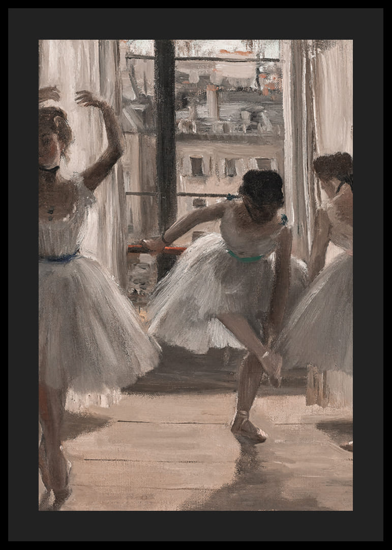 Danseuses Dans Une Salle D'exercice By Edgar Degas-12