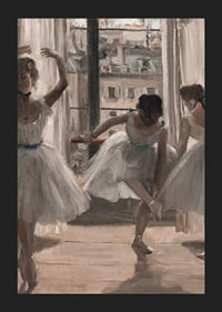 Danseuses Dans Une Salle D'exercice By Edgar Degas-7