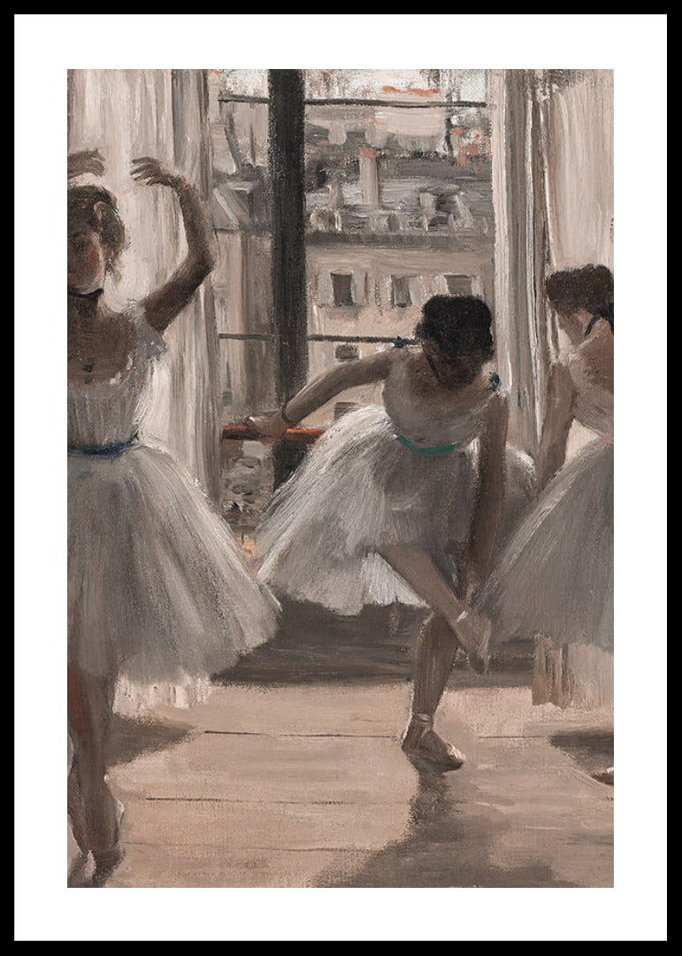 Danseuses Dans Une Salle D'exercice By Edgar Degas-12