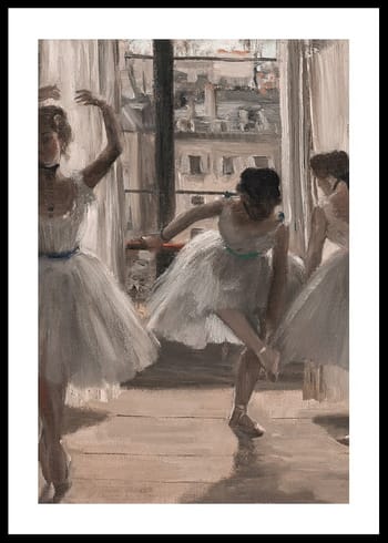 Poster Danseuses Dans Une Salle D'exercice By Edgar Degas