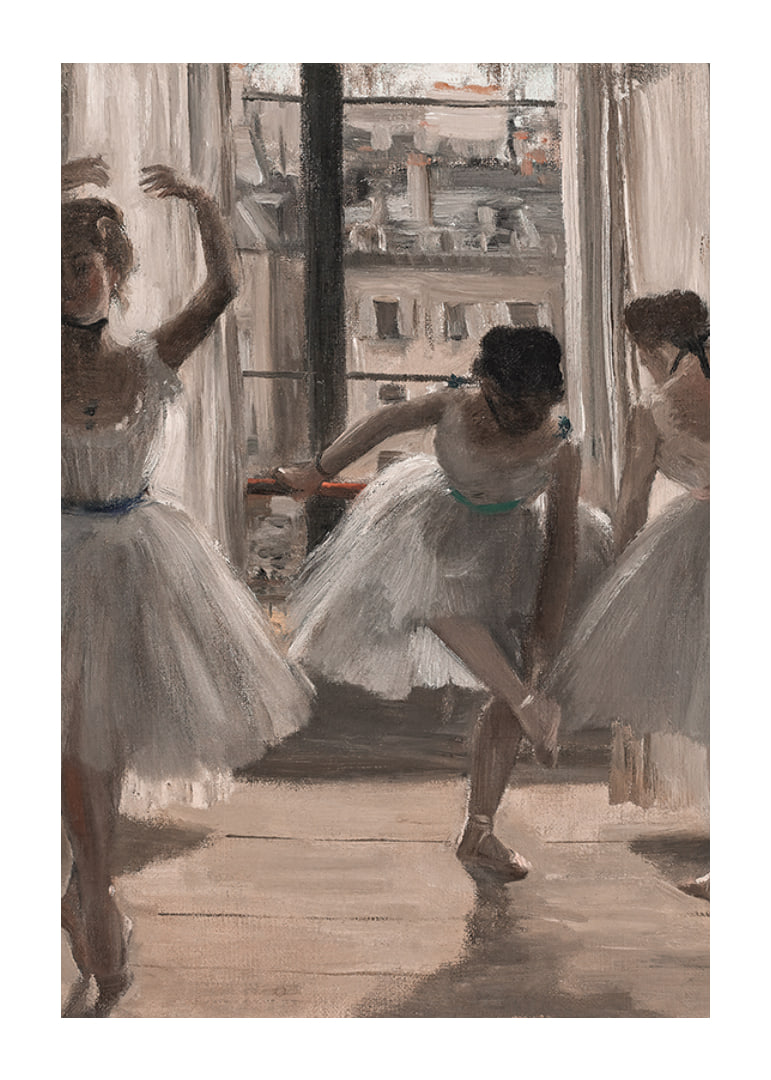 Danseuses Dans Une Salle D'exercice By Edgar Degas-12