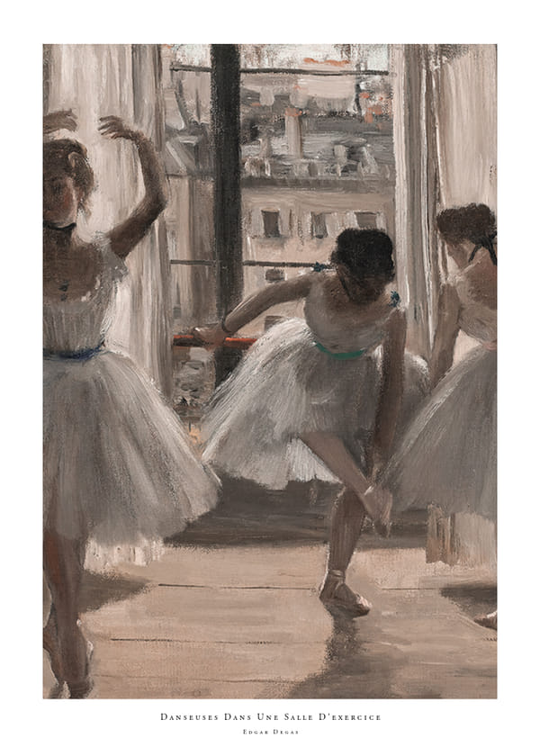 Plakatas Danseuses Dans Une Salle D'exercice By Edgar Degas