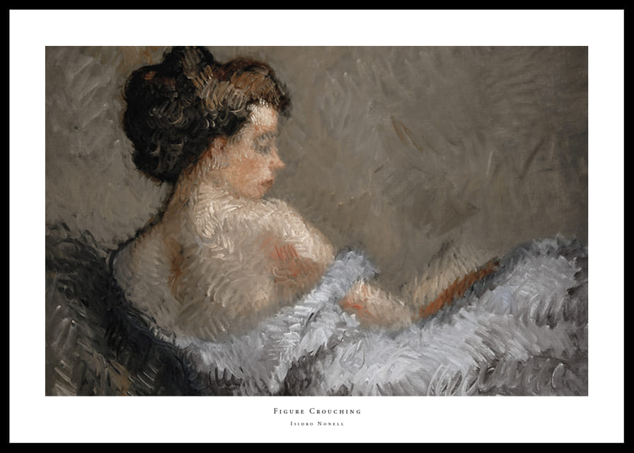 Figure Crouching By Isidro Nonell-12