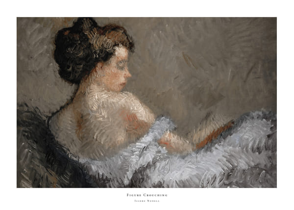 Plakatas Figure Crouching By Isidro Nonell