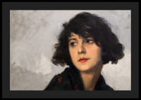 Femme Au Châle Vert By Cyprien Eugene Boulet-6