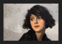 Femme Au Châle Vert By Cyprien Eugene Boulet-7