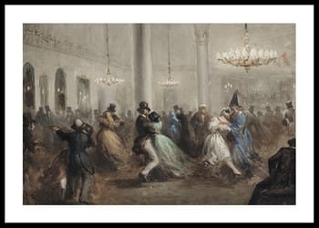 Poster El Baile De Capellanes By Ricardo Balaca