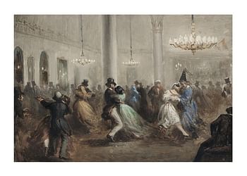 Poster El Baile De Capellanes By Ricardo Balaca