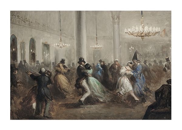 Plagát El Baile De Capellanes By Ricardo Balaca