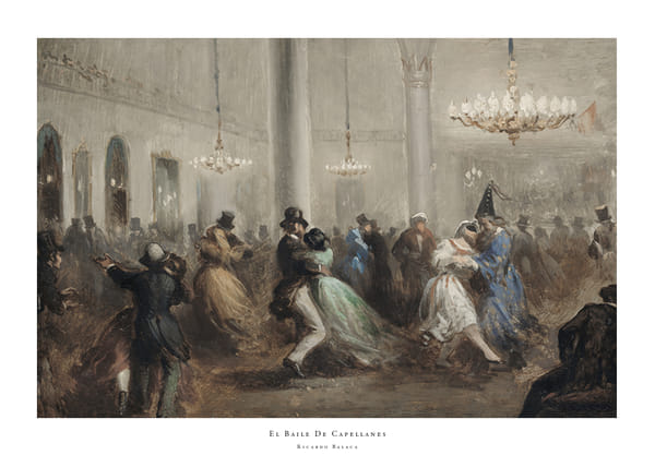 Plakatas El Baile De Capellanes By Ricardo Balaca