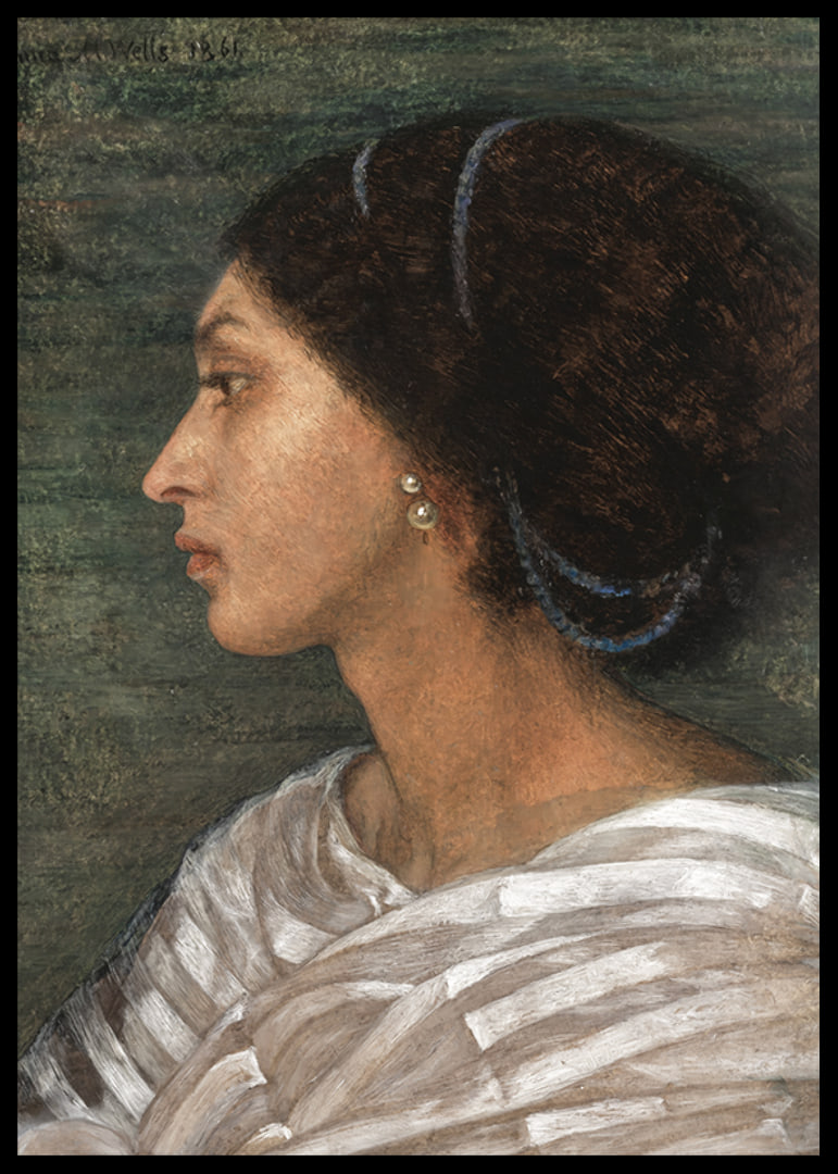 Head of a Mulatto Woman (Mrs. Eaton) By Joanna Boyce Wells-12