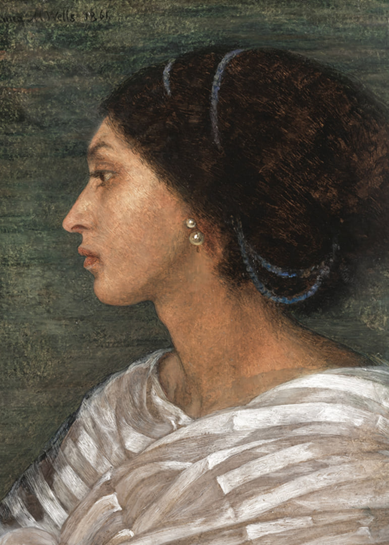 Head of a Mulatto Woman (Mrs. Eaton) By Joanna Boyce Wells-12