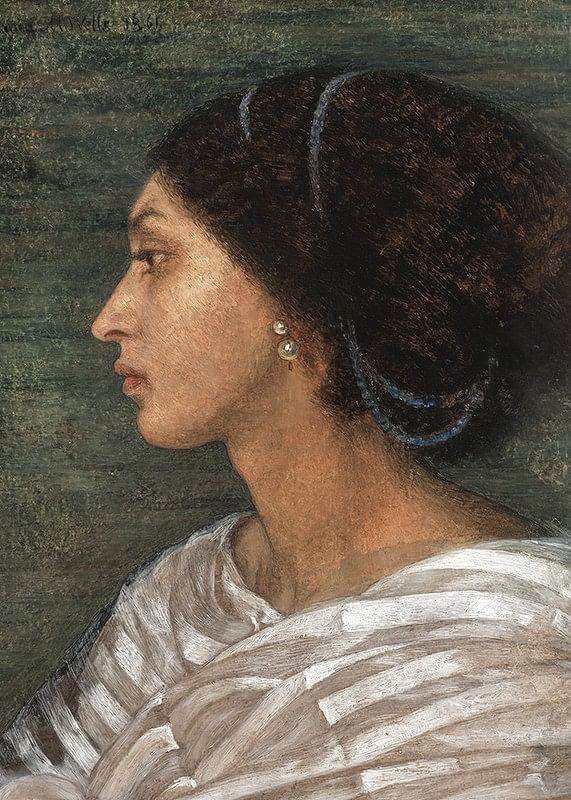 Head of a Mulatto Woman (Mrs. Eaton) By Joanna Boyce Wells-12