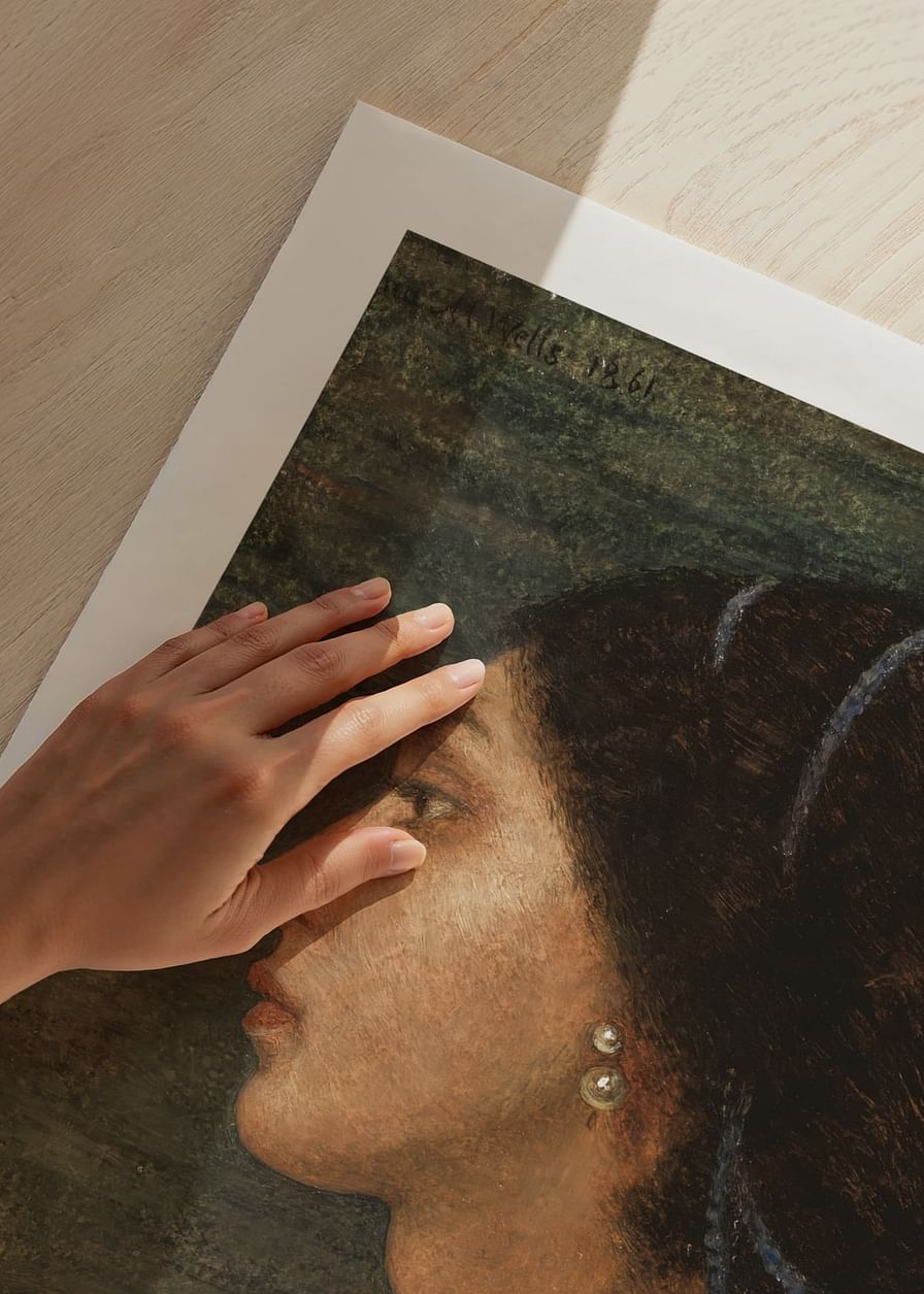 Head of a Mulatto Woman (Mrs. Eaton) By Joanna Boyce Wells-12