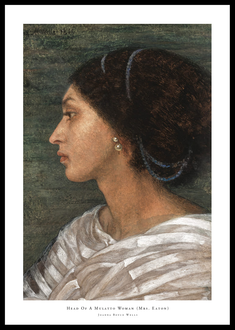 Head of a Mulatto Woman (Mrs. Eaton) By Joanna Boyce Wells-12
