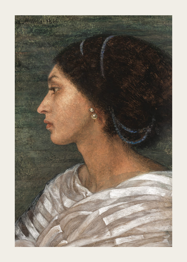 Head of a Mulatto Woman (Mrs. Eaton) By Joanna Boyce Wells-12