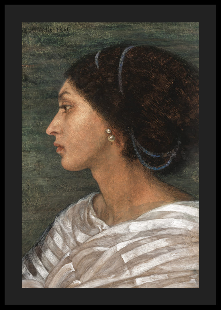 Head of a Mulatto Woman (Mrs. Eaton) By Joanna Boyce Wells-12