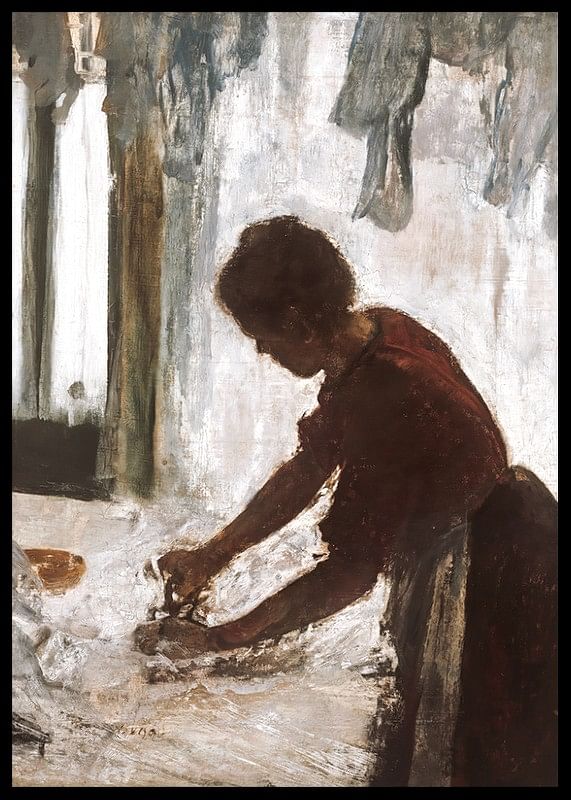A Woman Ironing By Edgar Degas-12