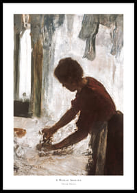 A Woman Ironing By Edgar Degas-0