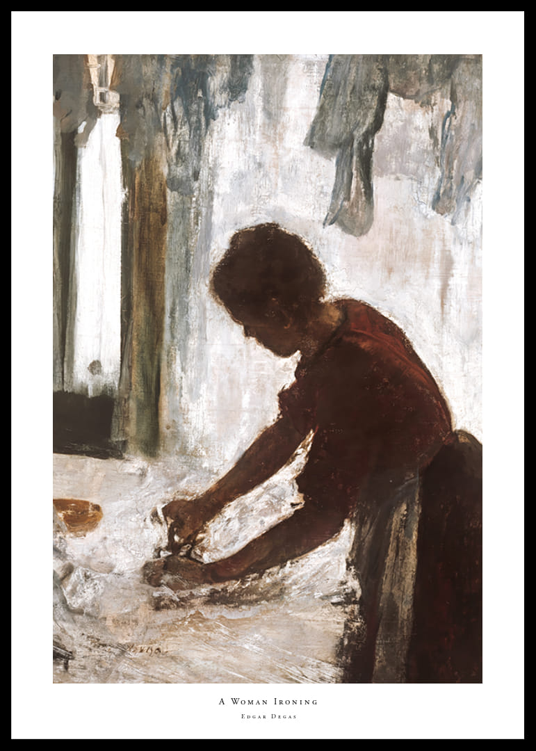 A Woman Ironing By Edgar Degas-12