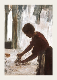 A Woman Ironing By Edgar Degas-5