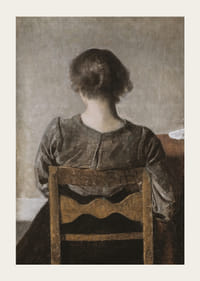 Hvile By Wilhelm Hammershøi-5