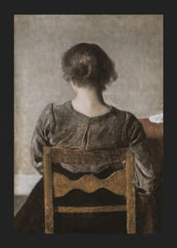 Hvile By Wilhelm Hammershøi-7