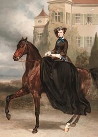 Piloty Adam Portrait Elisabeth In Bayern By Karl Theodor Von Piloty-3