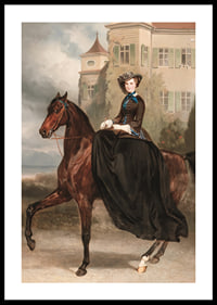 Piloty Adam Portrait Elisabeth In Bayern By Karl Theodor Von Piloty-2