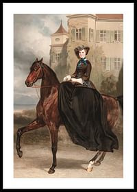 Piloty Adam Portrait Elisabeth In Bayern By Karl Theodor Von Piloty-0