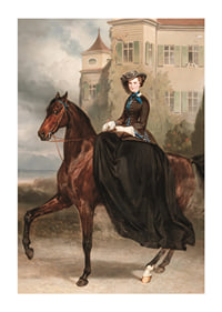 Piloty Adam Portrait Elisabeth In Bayern By Karl Theodor Von Piloty-3