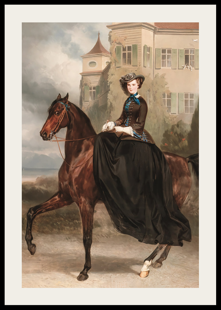 Piloty Adam Portrait Elisabeth In Bayern By Karl Theodor Von Piloty-12