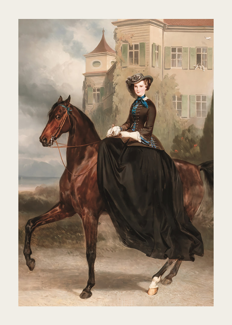 Piloty Adam Portrait Elisabeth In Bayern By Karl Theodor Von Piloty-12
