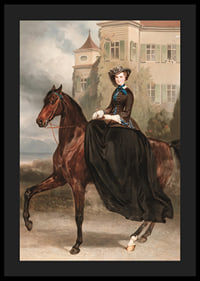 Piloty Adam Portrait Elisabeth In Bayern By Karl Theodor Von Piloty-6