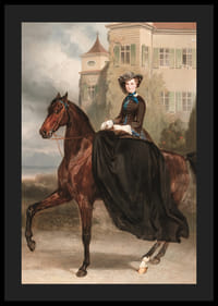 Piloty Adam Portrait Elisabeth In Bayern By Karl Theodor Von Piloty-6