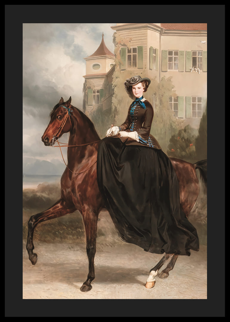 Piloty Adam Portrait Elisabeth In Bayern By Karl Theodor Von Piloty-12