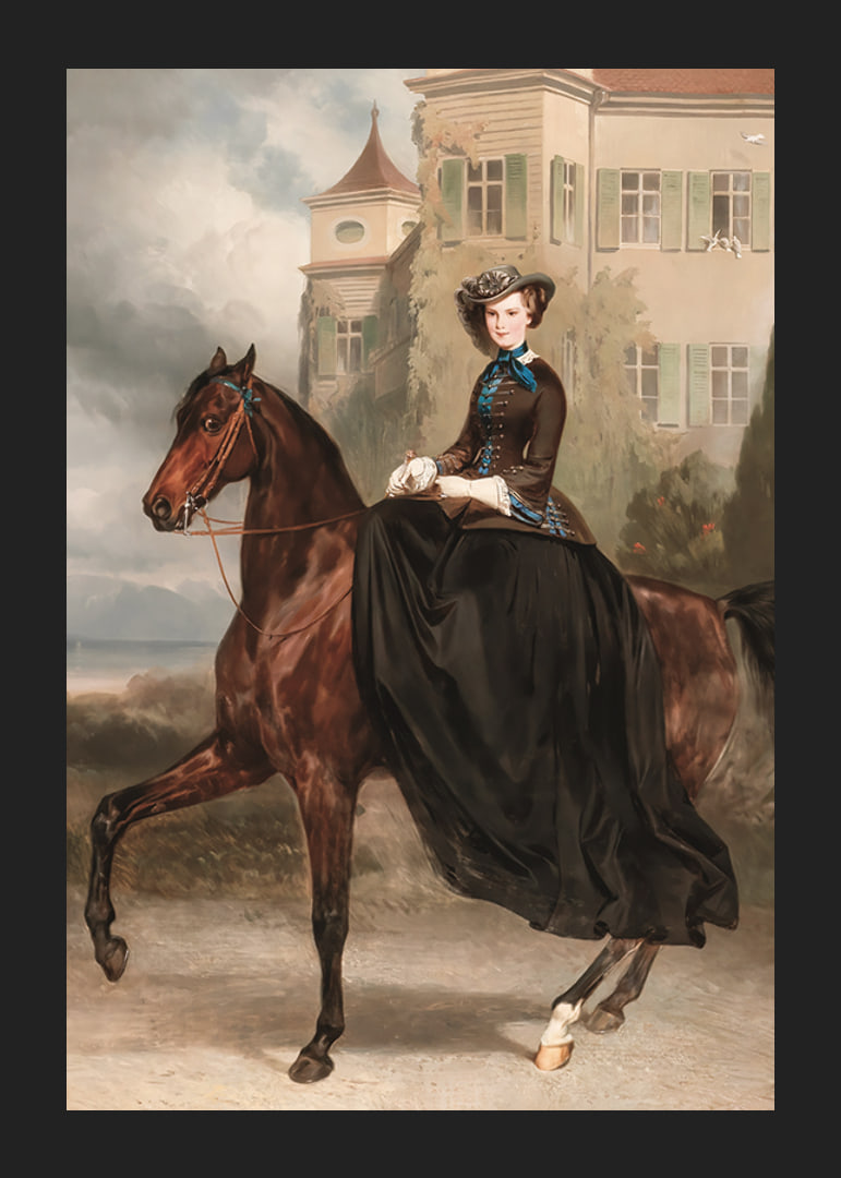 Piloty Adam Portrait Elisabeth In Bayern By Karl Theodor Von Piloty-12