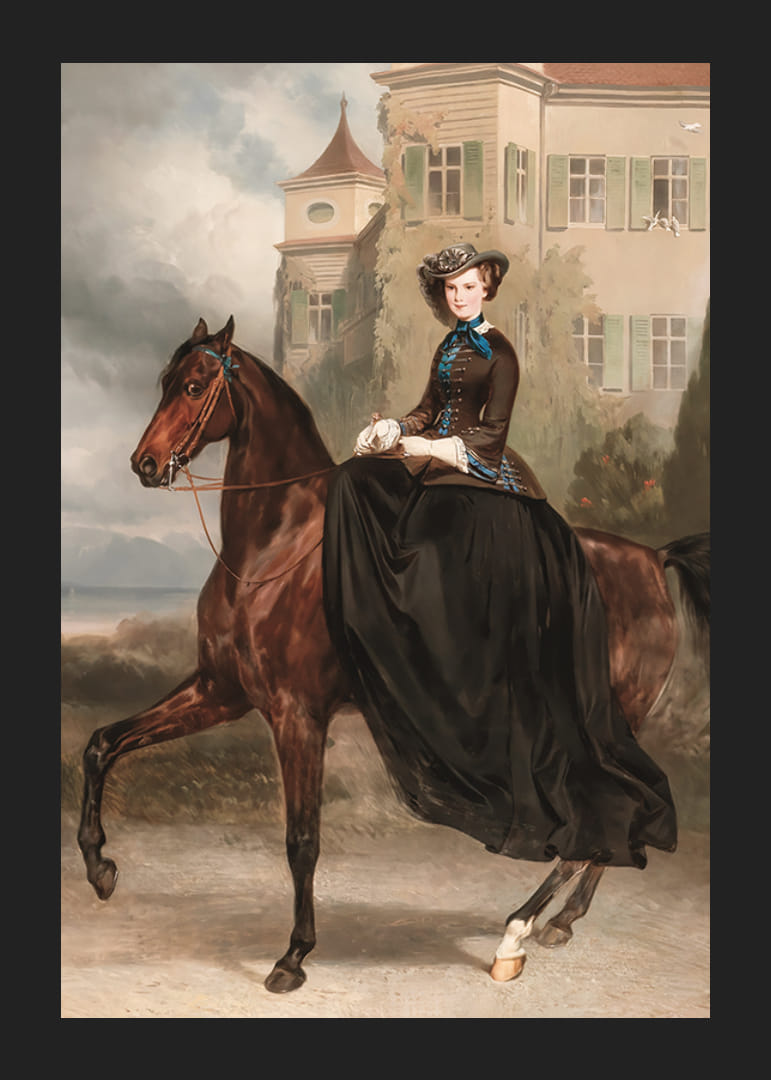 Piloty Adam Portrait Elisabeth In Bayern By Karl Theodor Von Piloty-12