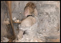 Woman At Her Toilette By Berthe Morisot-8