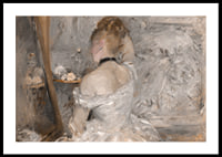 Woman At Her Toilette By Berthe Morisot-2
